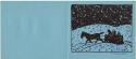 A.Y. Jackson (1882 - 1974)
Christmas card 
photomechanical print with hand-colouring, on blue…