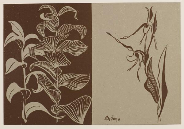 Roloff Beny (1924 - 1984)
Holiday Greetings  
screen print on grey flecked paper
open: 16.1 …