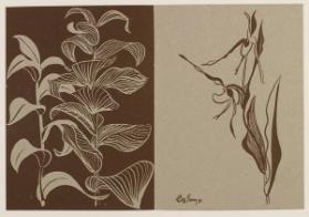 Roloff Beny (1924 - 1984)
Holiday Greetings  
screen print on grey flecked paper
open: 16.1 …