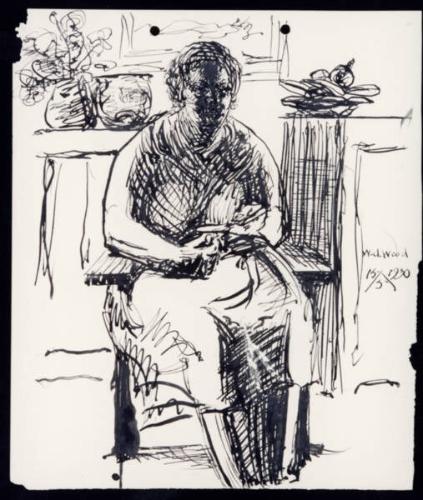 Untitled (seated woman)