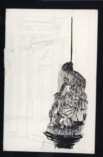 Untitled (woman in floor-length dress)