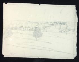 Untitled (landscape sketch)