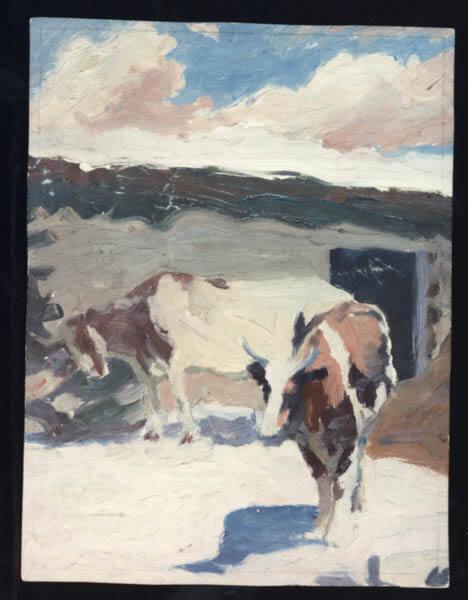 Untitled (two cows)