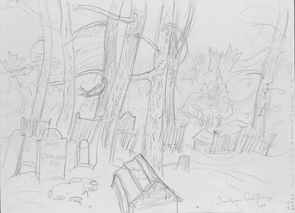 Indian cemetery Soo (R); Camden River (V)