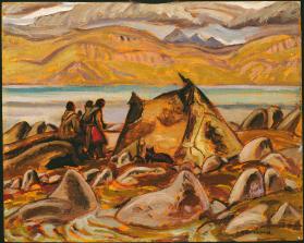 Inuit and Tent