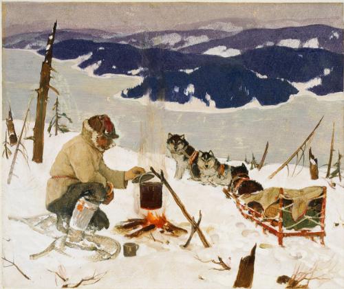 Francois Paradis Camping in the Snow