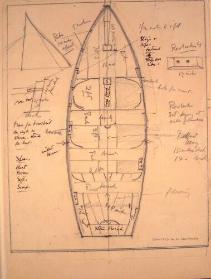 Untitled (diagram of a boat)