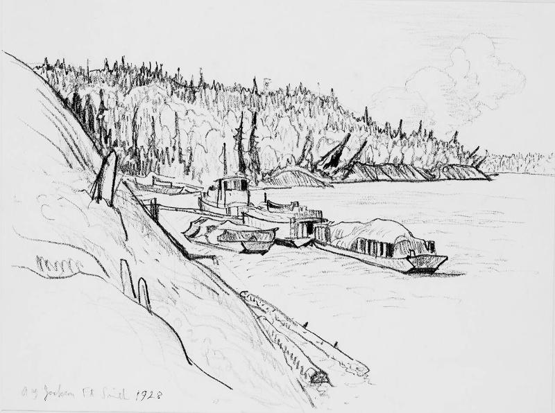 Fort Smith on the Slave River, N.W.T.