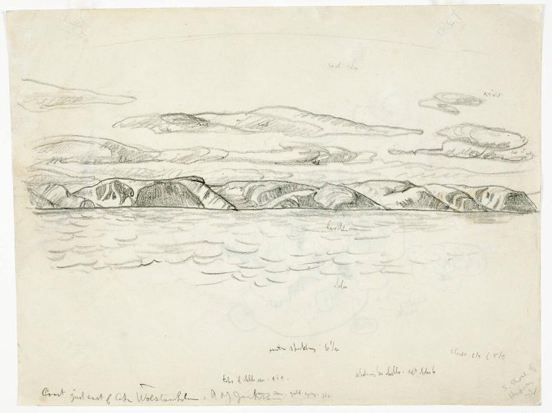 South Shore of Hudson Strait (R); Untitled (vegetation?) (V)