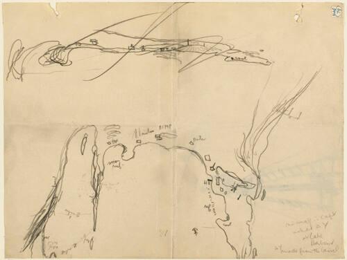 Untitled (map of Lake Harbour) (R); Crows Nest (V)