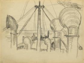 Stacks, The Beothic (R); Untitled (ice shape in water) (V)