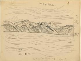 South of Pond Inlet, Baffin (R); Untitled (coastline) (V)
