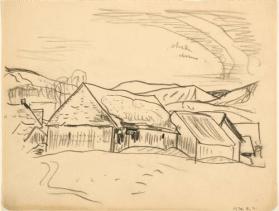 Untitled (houses, hills)