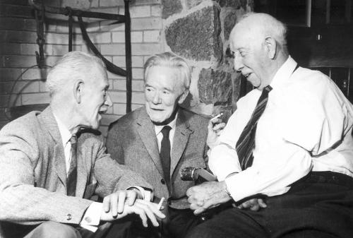 A.J. Casson, F.H. Varley and A.Y. Jackson at the McMichael Gallery, c.1960s
McMichael Canadian…