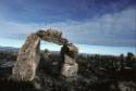 Niungvaliruluit (a window-shaped directional inuksuk for sighting or aligning a location in the…