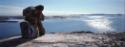 Inuksuviniq (remains of a very old inuksuk) between Kiattuuq and Itilliarjuk.
Southwest Baffin…
