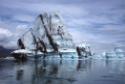 Icebergs.
Southeast Iceland, 2005.  

The Norman Hallendy Collection
Gift of Norman E. Hall…