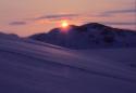 Sunset in the Dorset area. 
Cape Dorset, Southwest Baffin Island, Nunavut, 1990

The Norman …